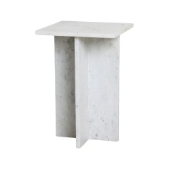 SIDE TABLE SHA WHITE MARBLE 50 